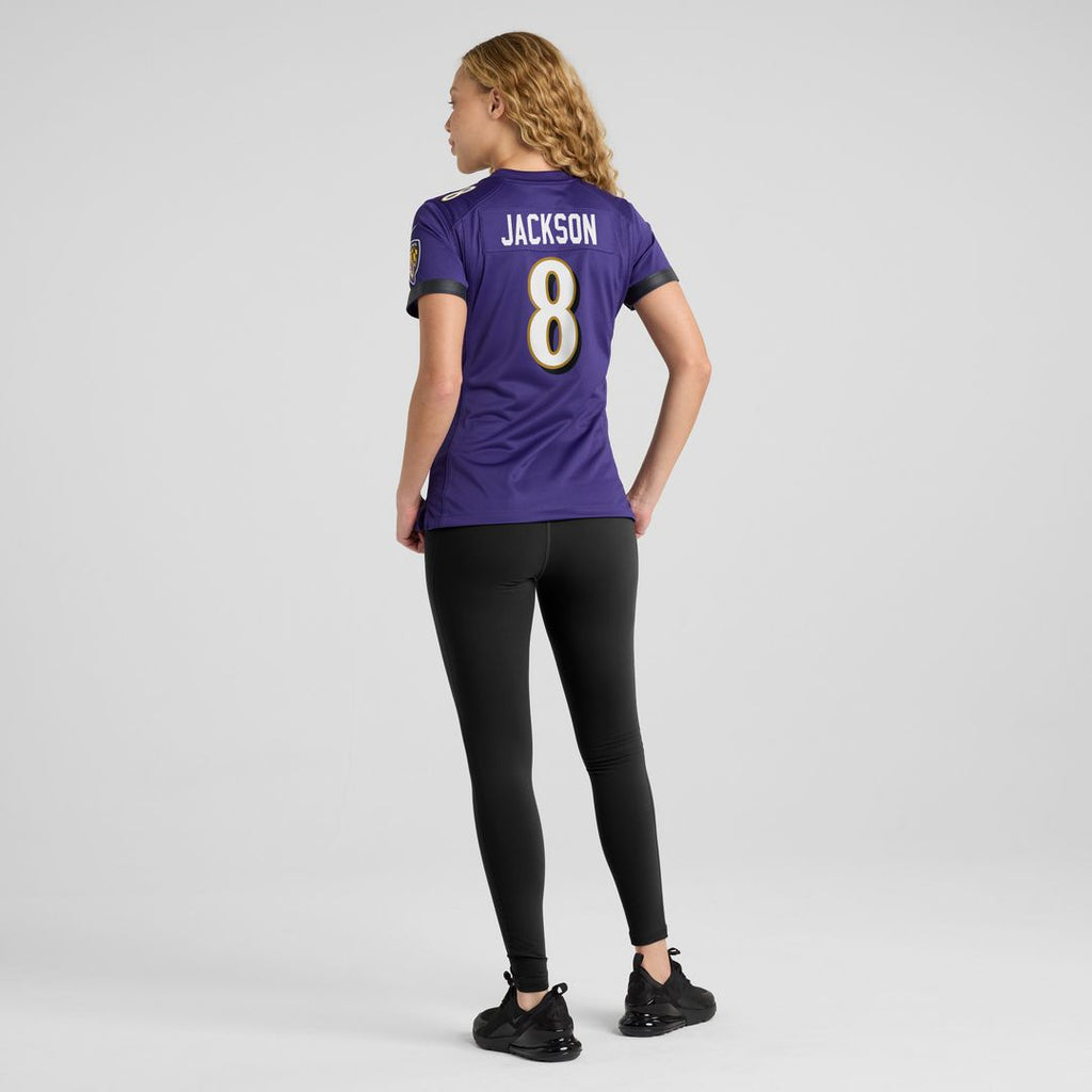 Lamar Jackson Baltimore Ravens Nike Women's Game Jersey - Purple