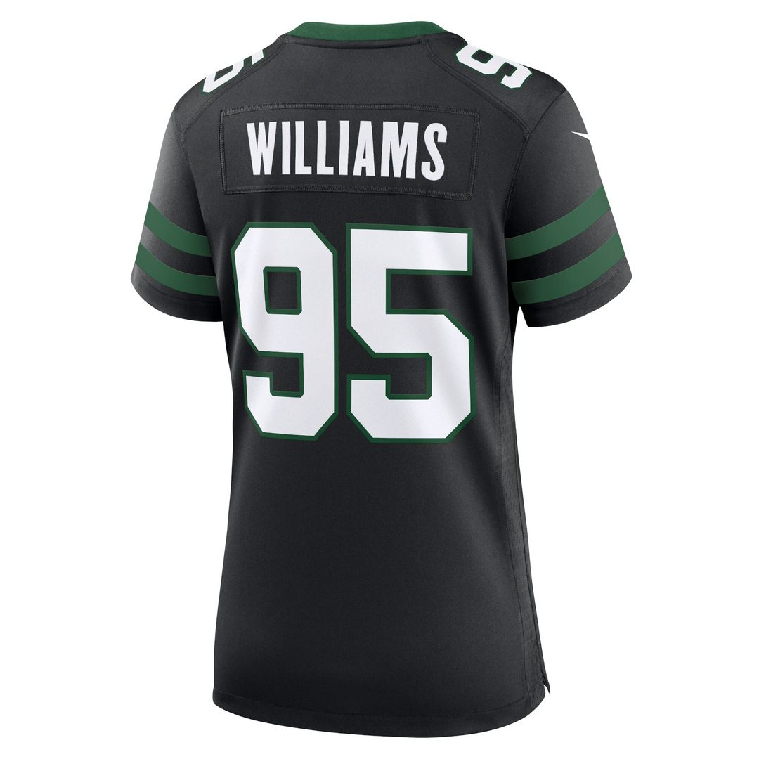 Quinnen Williams New York Jets Nike Women's Alternate Game Jersey - Legacy Black