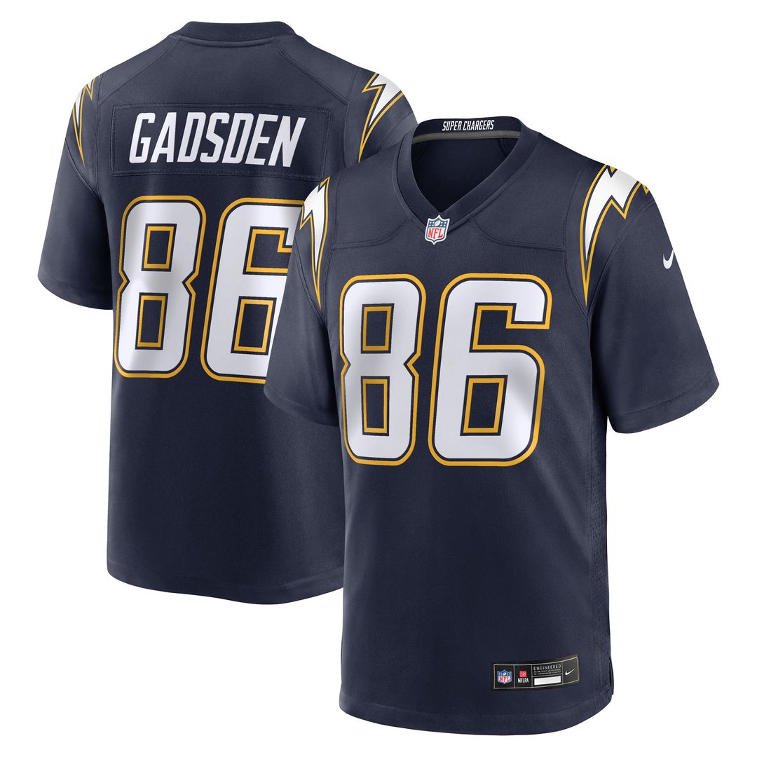 Oronde Gadsden Los Angeles Chargers Nike Alternate 2 Super Chargers Game Jersey -  Navy