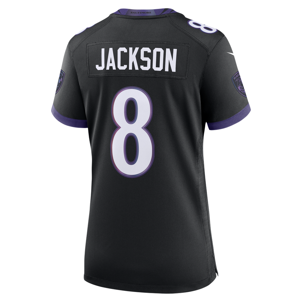 Lamar Jackson Baltimore Ravens Nike Women's Game Jersey - White
