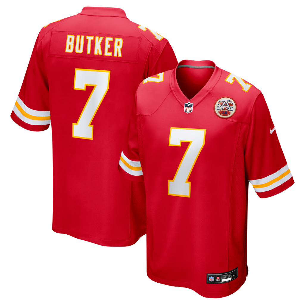 Harrison Butker Kansas City Chiefs Nike Game Jersey - Red