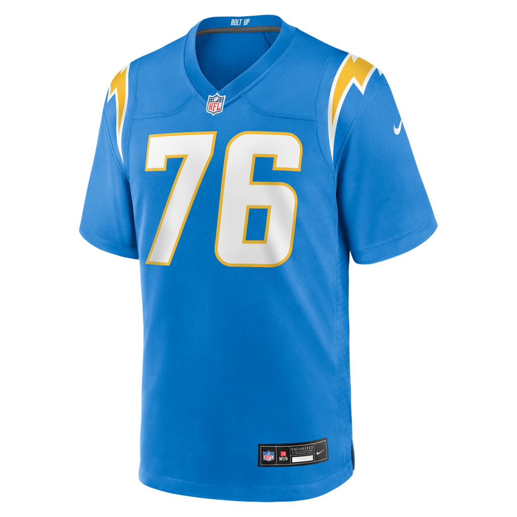 Joe Alt Los Angeles Chargers Nike  Player Game Jersey - Powder Blue