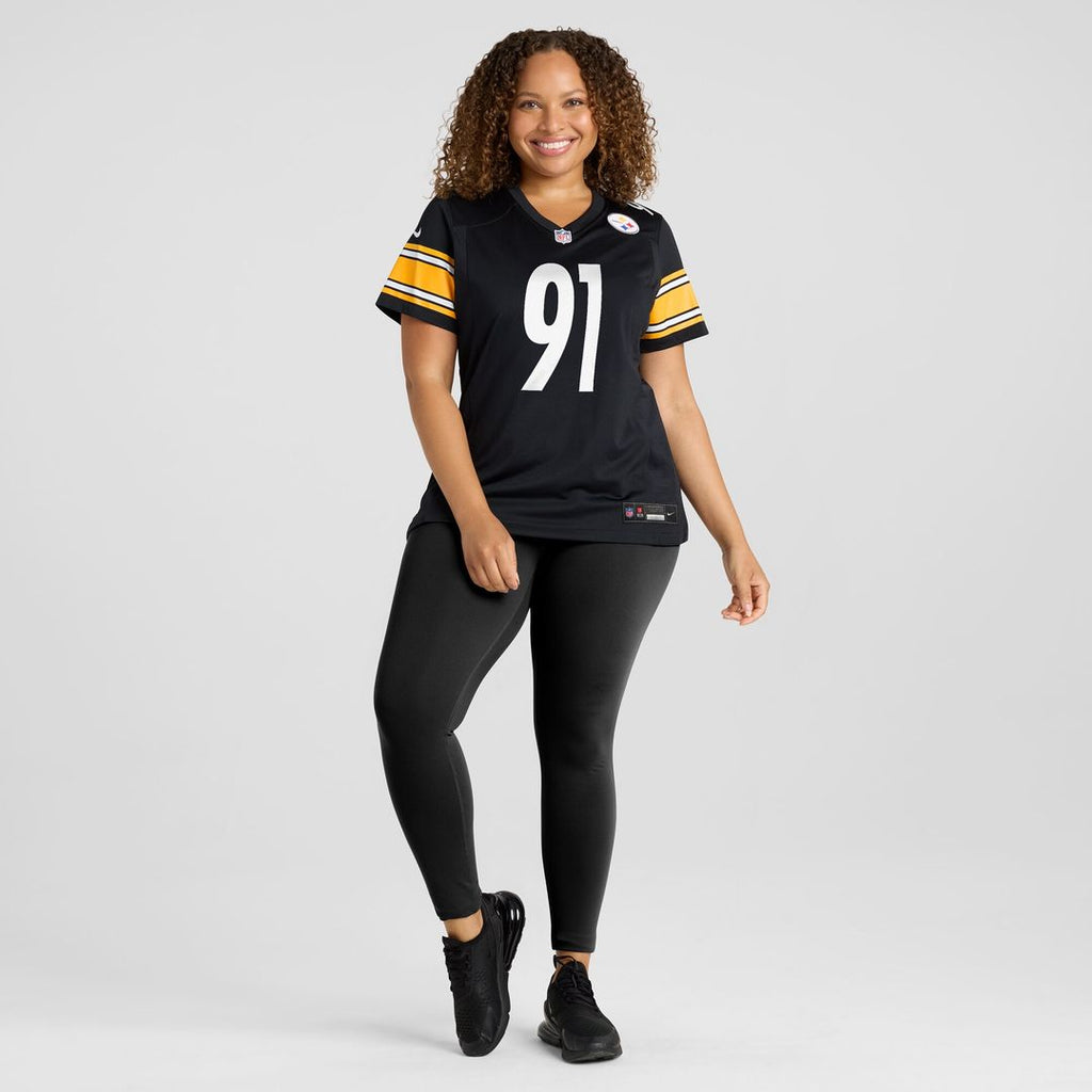 Logan Lee Pittsburgh Steelers Nike Women's Team Game Jersey -  Black