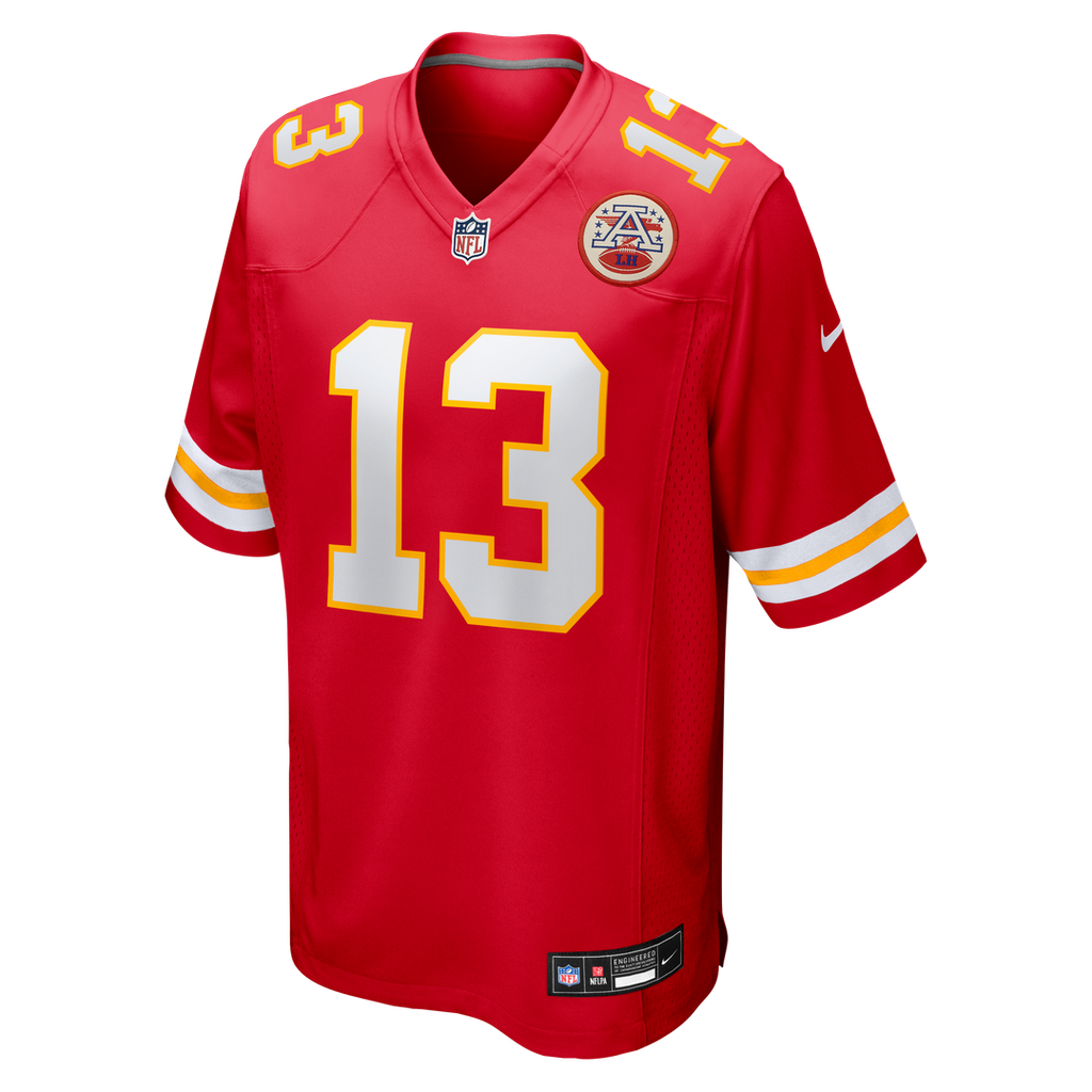 Nazeeh Johnson Kansas City Chiefs Nike Game Player Jersey - Red