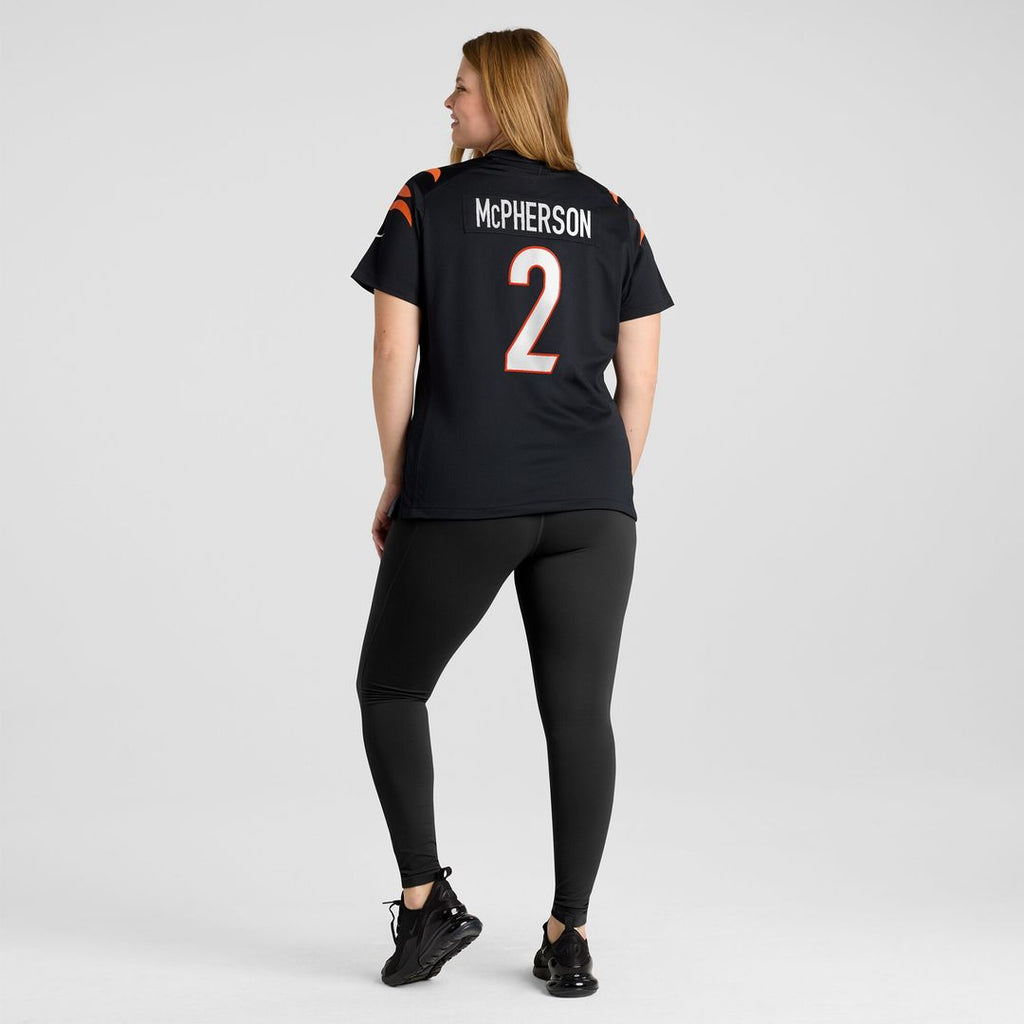 Evan McPherson Cincinnati Bengals Nike Women's Game Jersey - Black