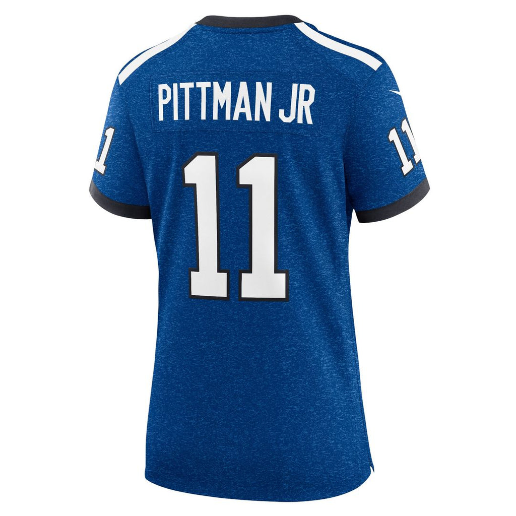 Michael Pittman Jr. Indianapolis Colts Nike Women's Indiana Nights Alternate Game Jersey - Royal