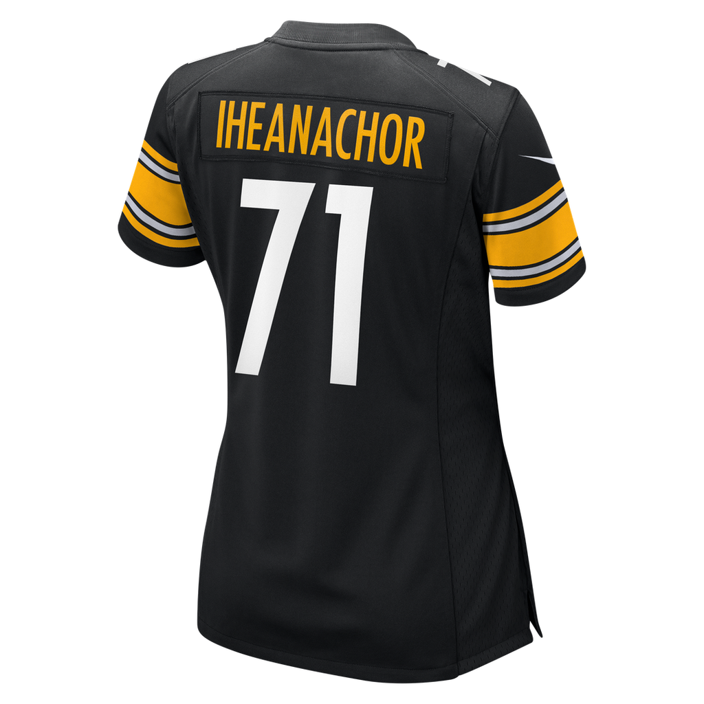 Max Iheanachor Pittsburgh Steelers Nike Women's Team Game Jersey -  Black