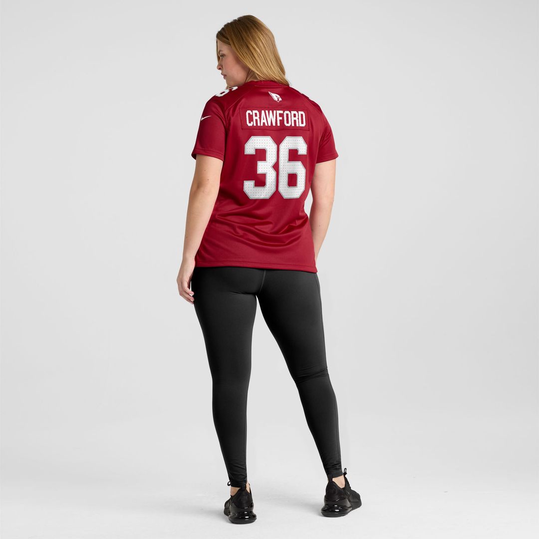 Kitan Crawford Arizona Cardinals Nike Women's Team Game Jersey -  Cardinal