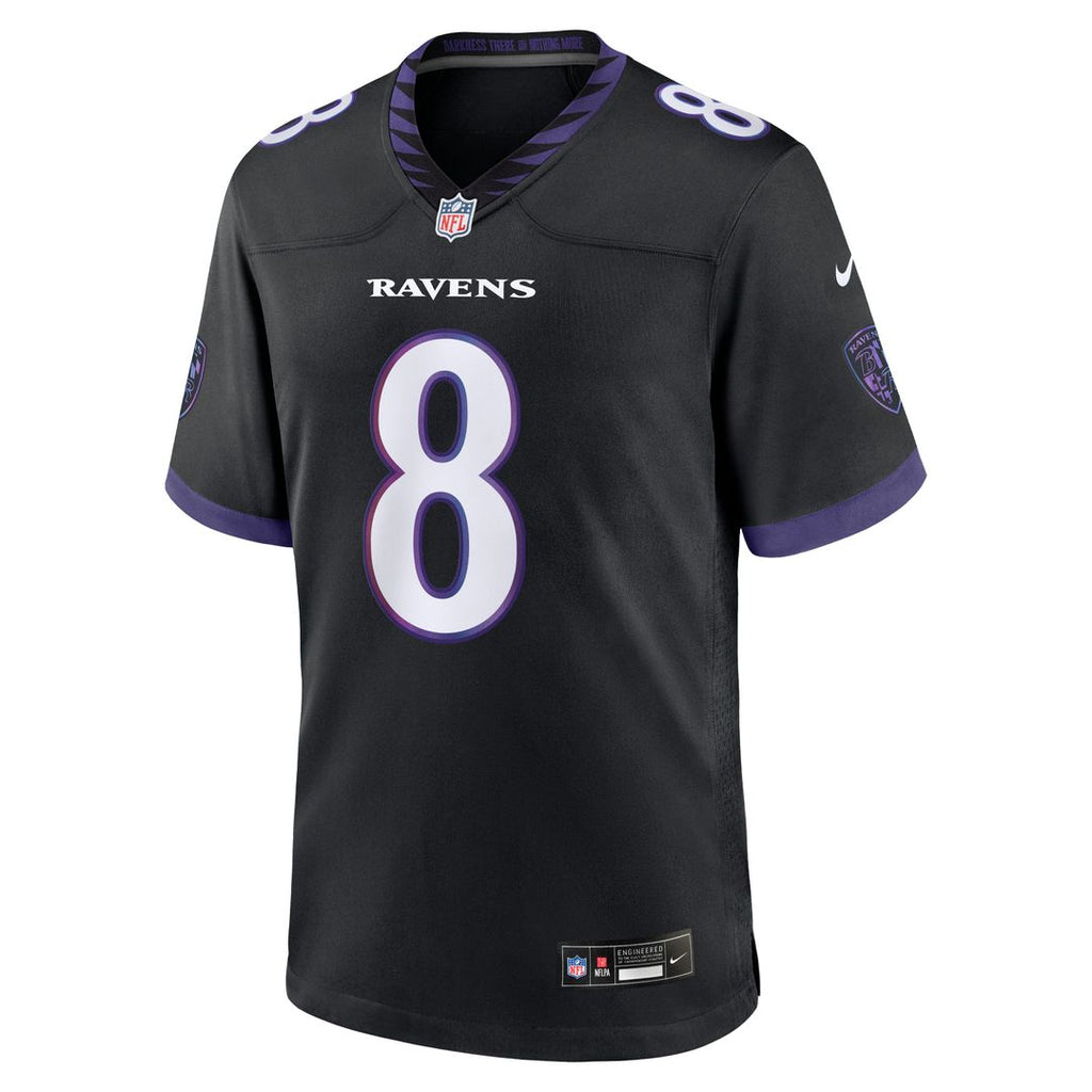 Lamar Jackson Baltimore Ravens Nike Alternate Game Jersey - Purple