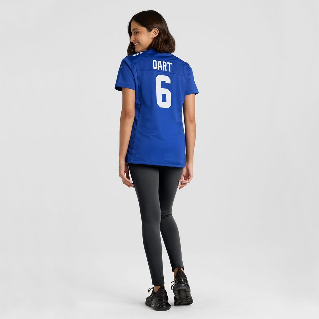 Jaxson Dart New York Giants Nike Women's Team  Game Jersey -  Royal