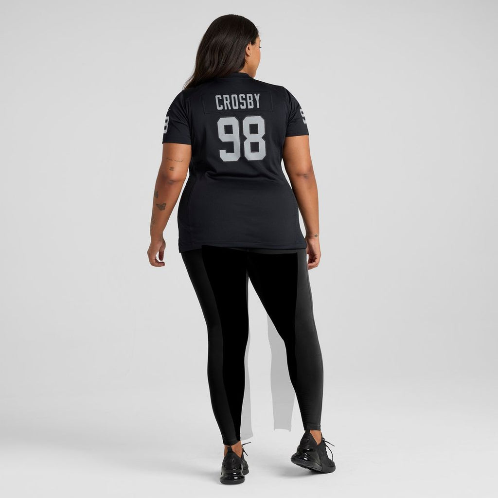 Maxx Crosby Las Vegas Raiders Nike Women's  Game Jersey -  White