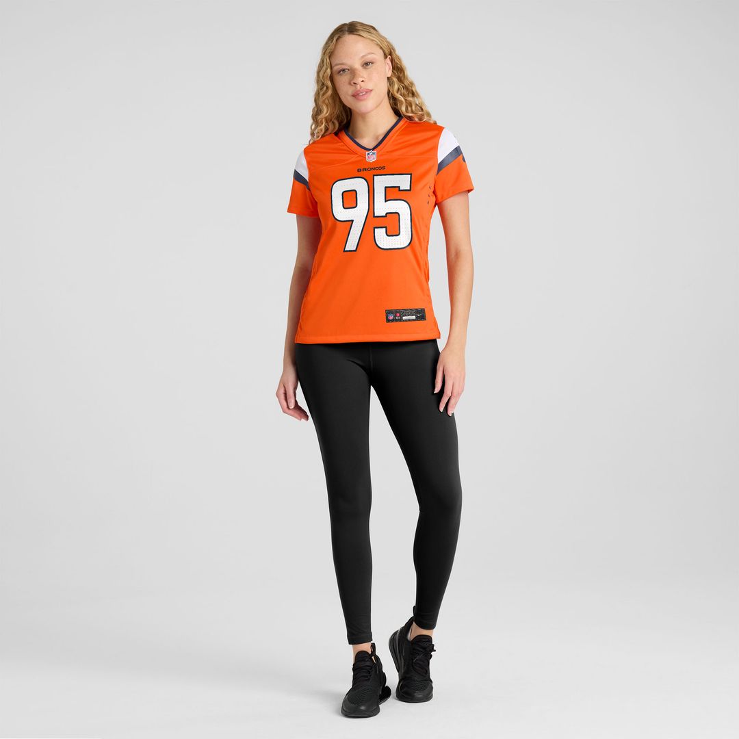 Sai'vion Jones Denver Broncos Nike Women's Team Game Jersey -  Orange