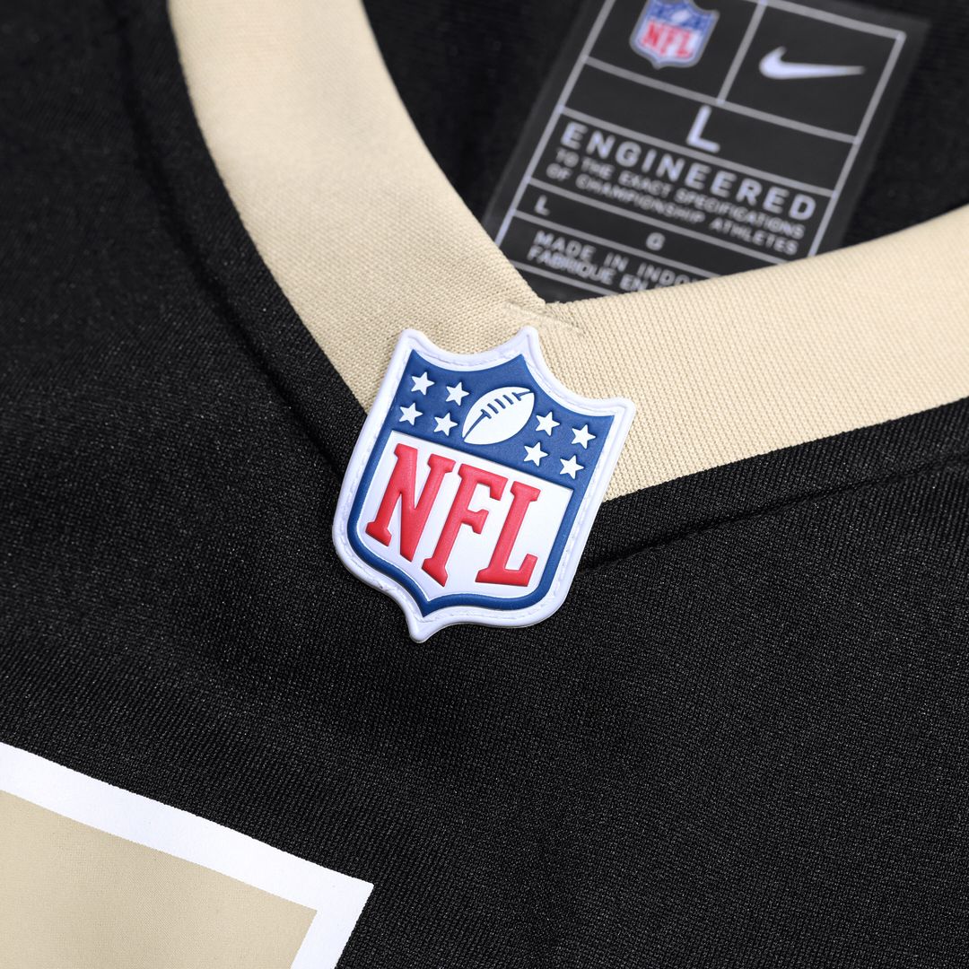 Trey Palmer New Orleans Saints Nike Team Game Jersey -  Black