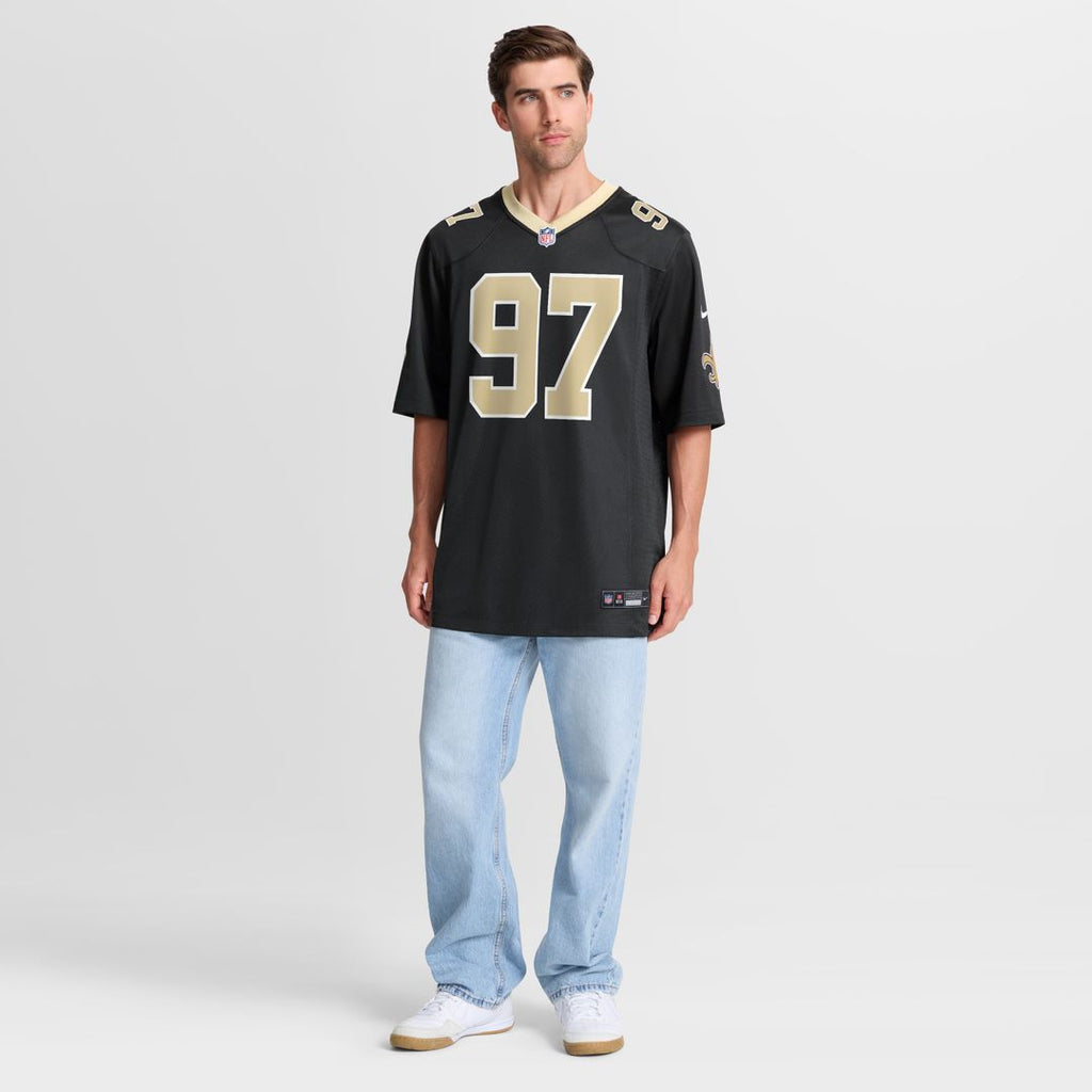 Khristian Boyd New Orleans Saints Nike  Game Jersey -  Black