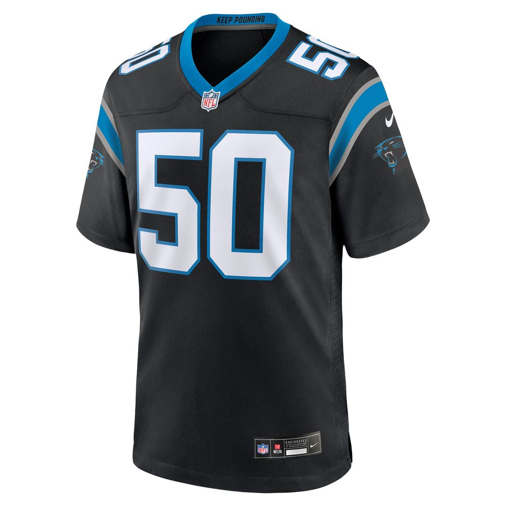Robert Hunt Carolina Panthers Nike  Game Jersey -  Black