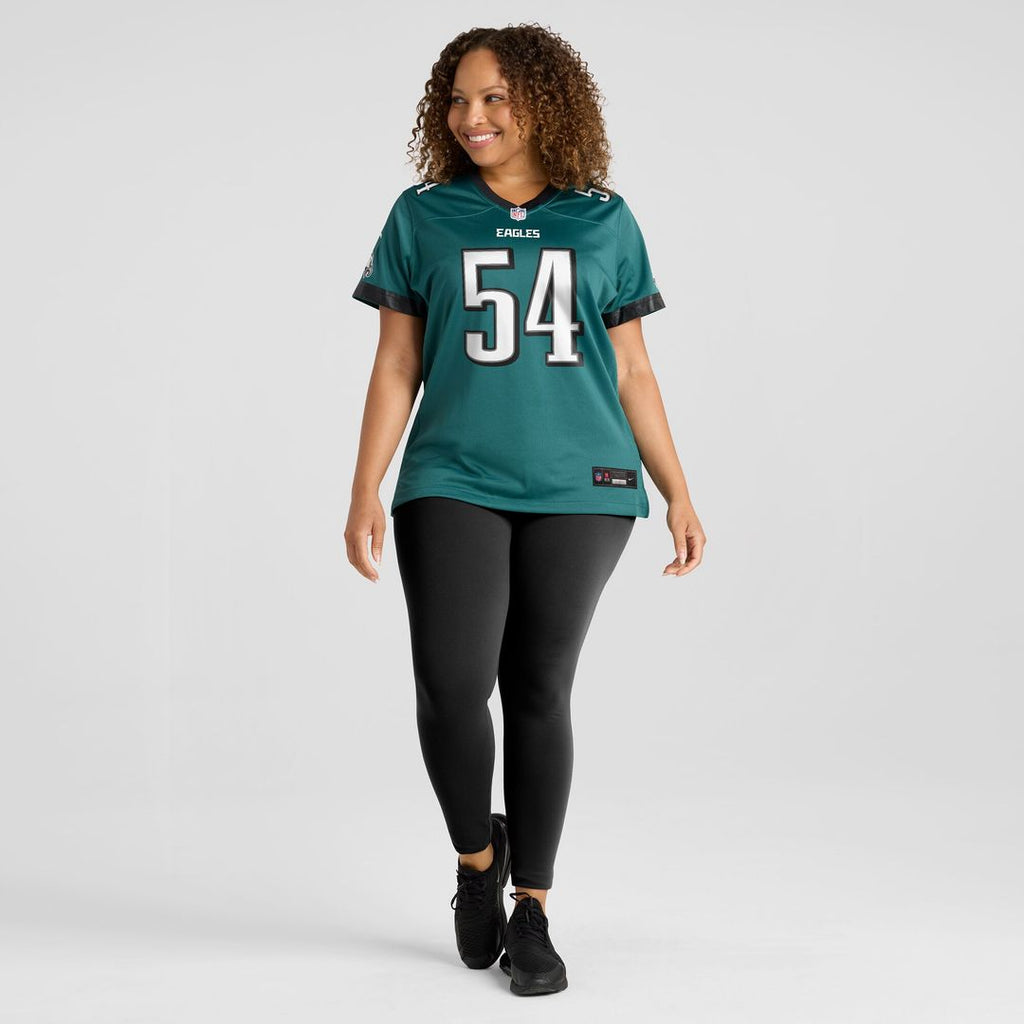 Jeremiah Trotter Jr. Philadelphia Eagles Nike Women's Team Game Jersey - Midnight Green