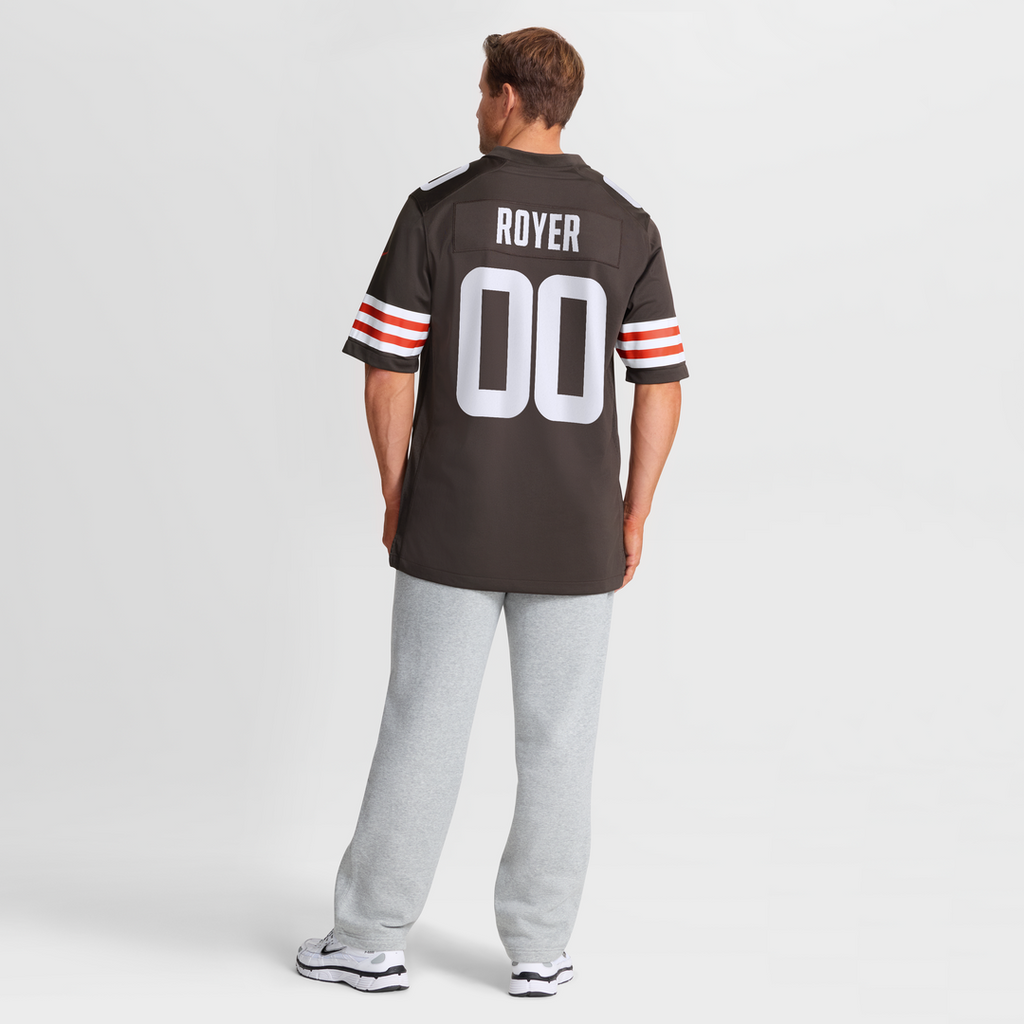 Joe Royer Cleveland Browns Nike Game Jersey - Brown