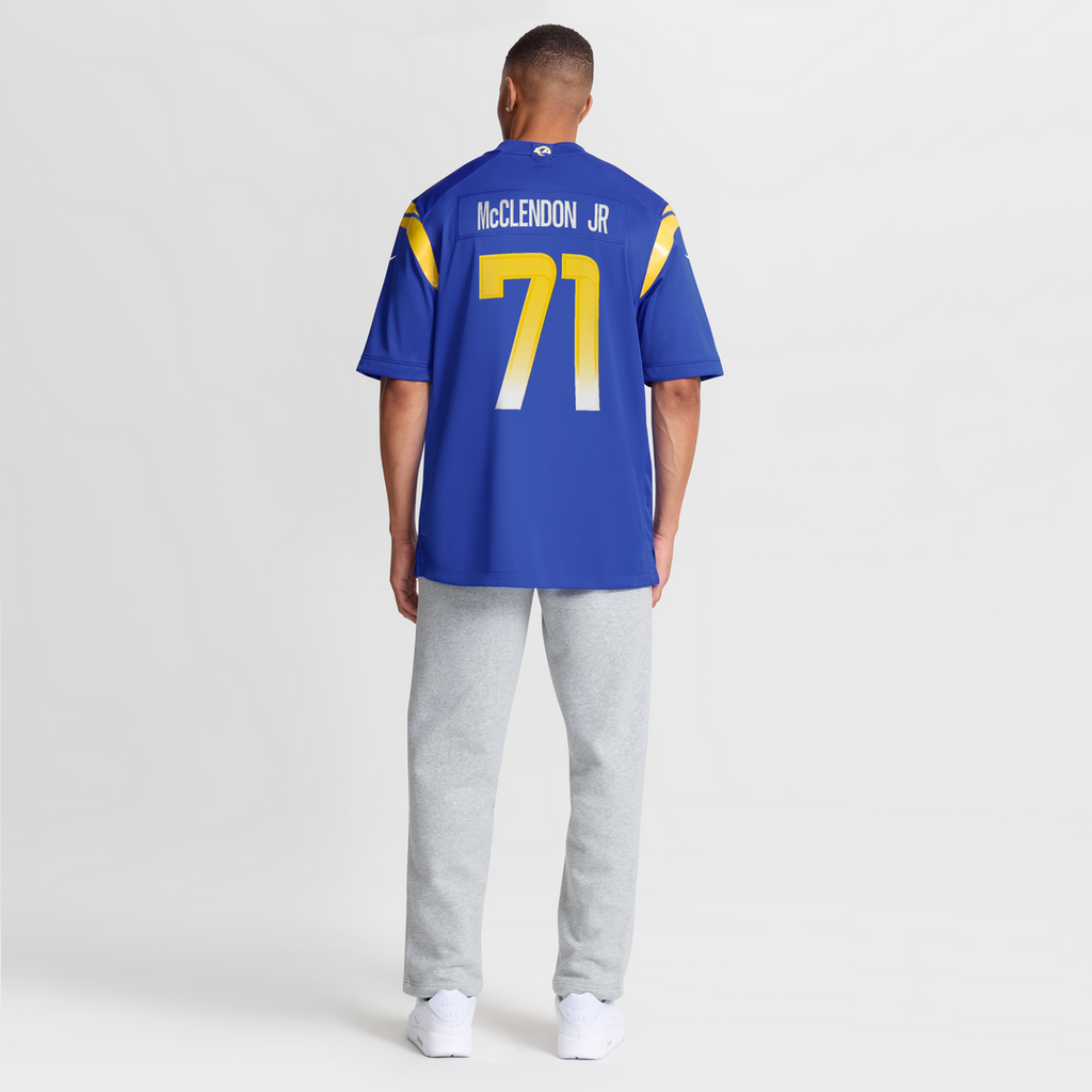 Warren McClendon Jr. Los Angeles Rams Nike Team Game Jersey - Royal