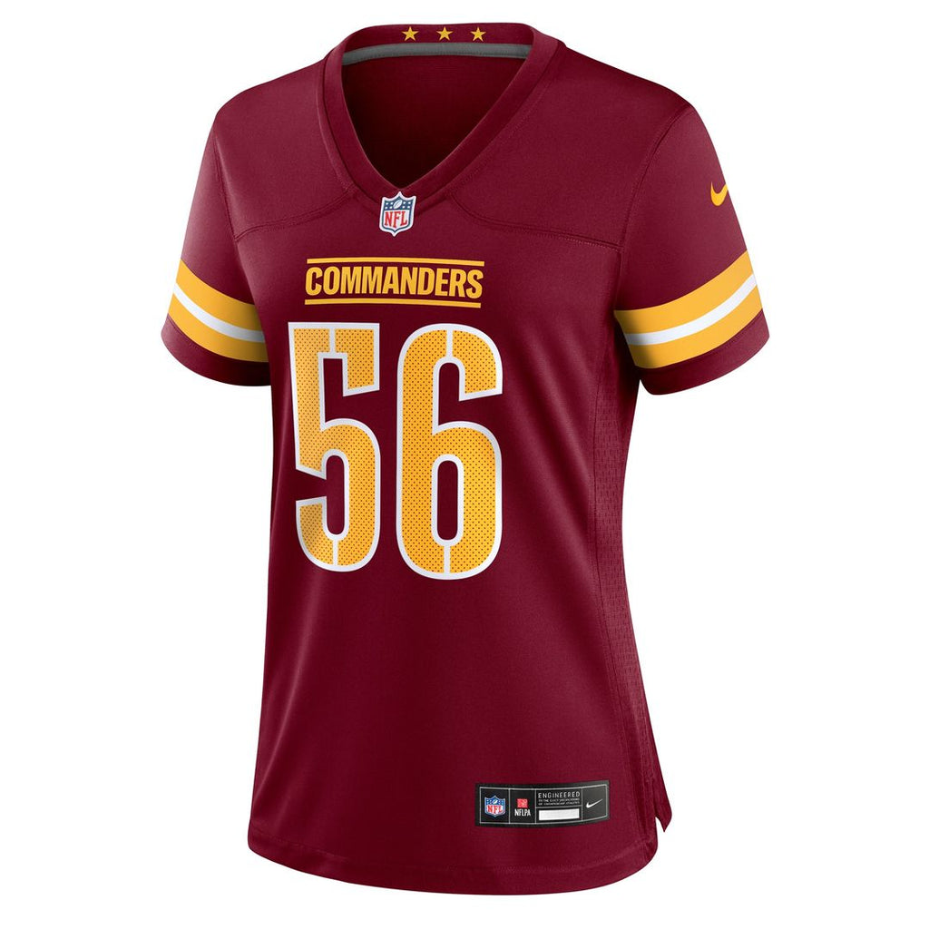 Kain Medrano Washington Commanders Nike Women's Team Game Jersey -  Burgundy