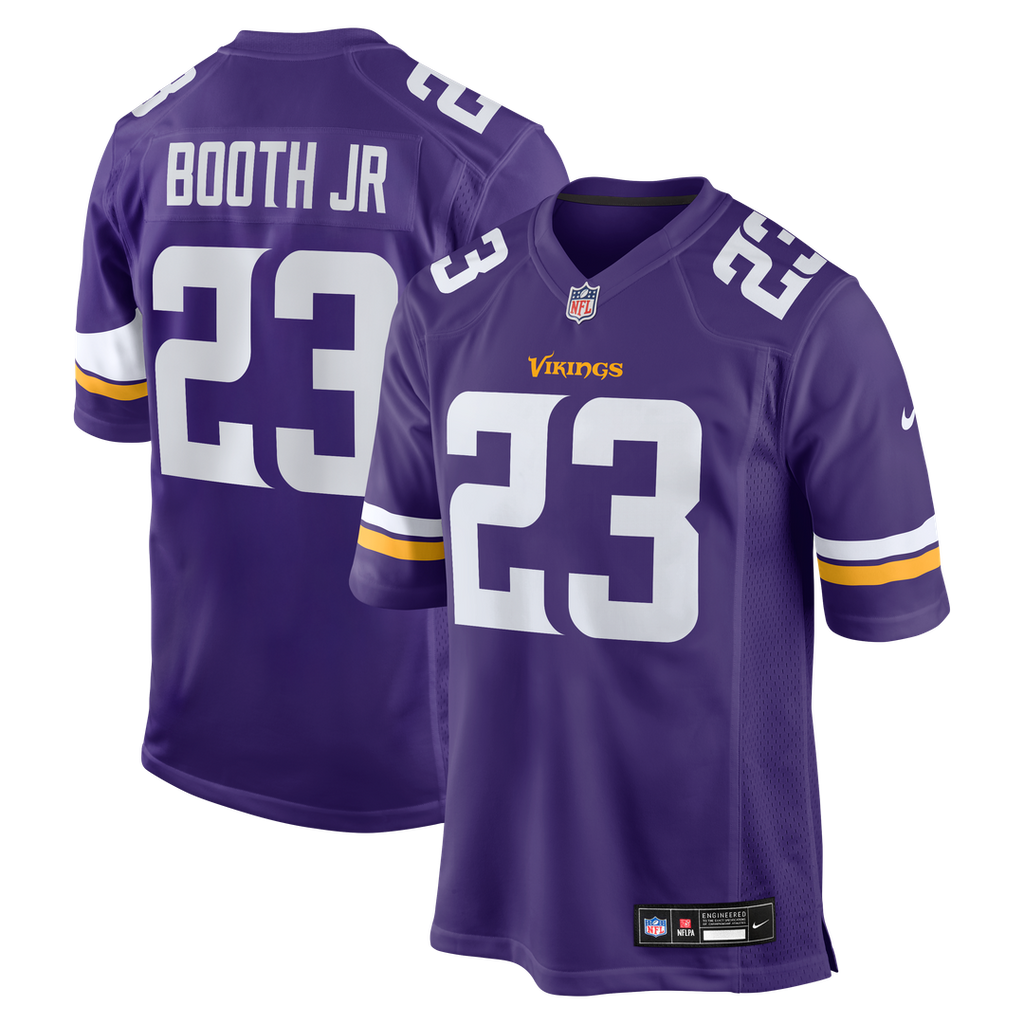 Andrew Booth Jr. Minnesota Vikings Nike Player Game Jersey - Purple