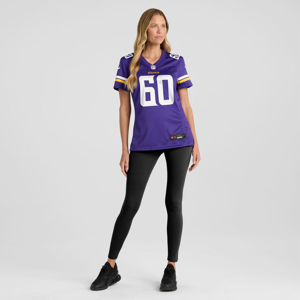 Joe Huber Minnesota Vikings Nike Women's Team Game Jersey -  Purple