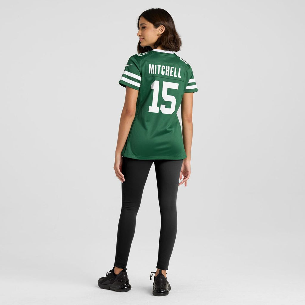 Adonai Mitchell New York Jets Nike Women's Team Game Jersey - Legacy Green