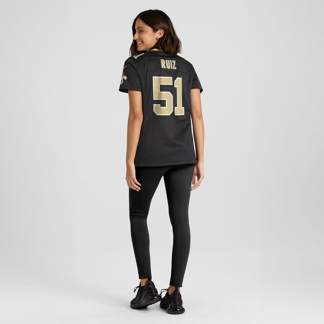 Cesar Ruiz New Orleans Saints Nike Women's Game Jersey - Black