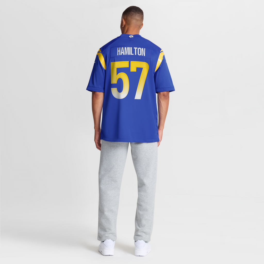 Ty Hamilton Los Angeles Rams Nike Team Game Jersey -  Royal