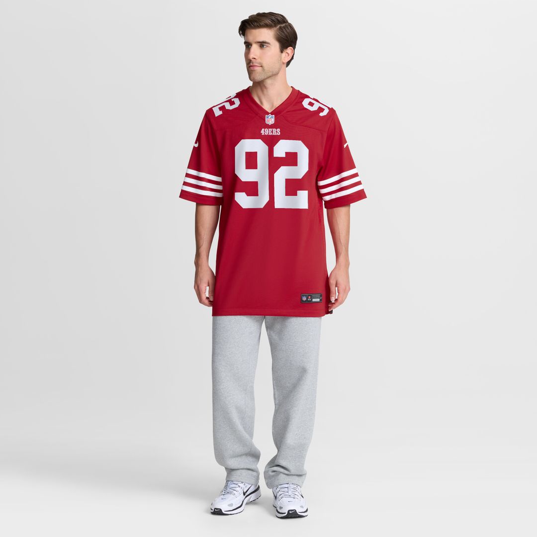 Osa Odighizuwa San Francisco 49ers Nike Team Game Jersey -  Scarlet