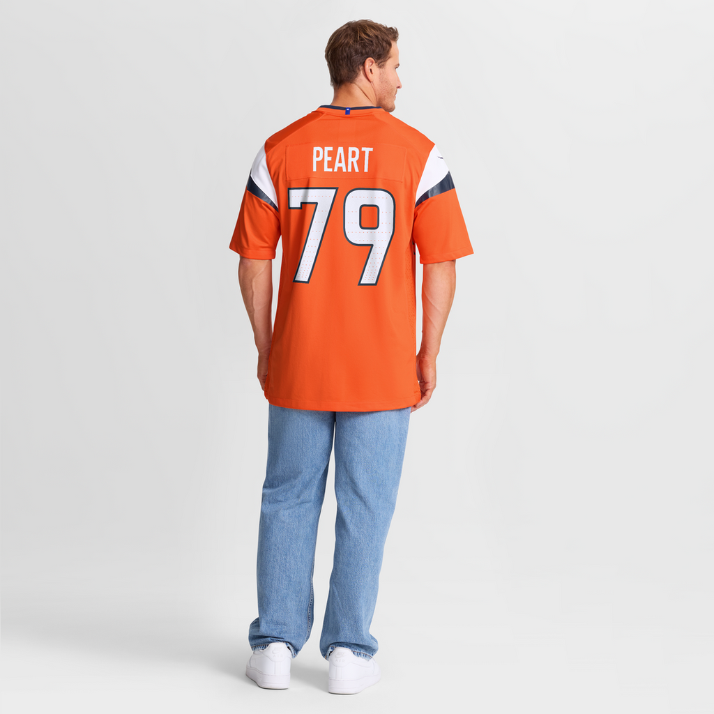 Matt Peart Denver Broncos Nike Team Game Jersey -  Orange