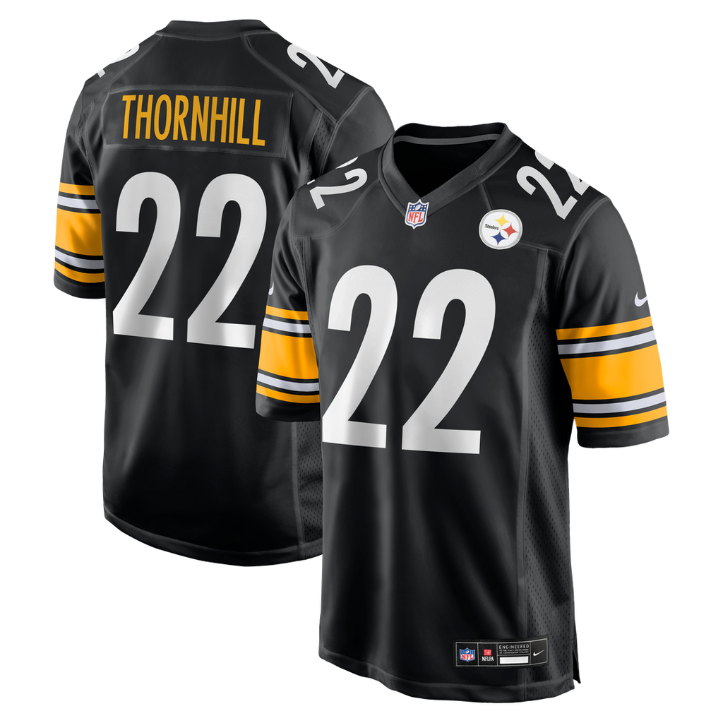 Juan Thornhill Pittsburgh Steelers Nike Team Game Jersey -  Black