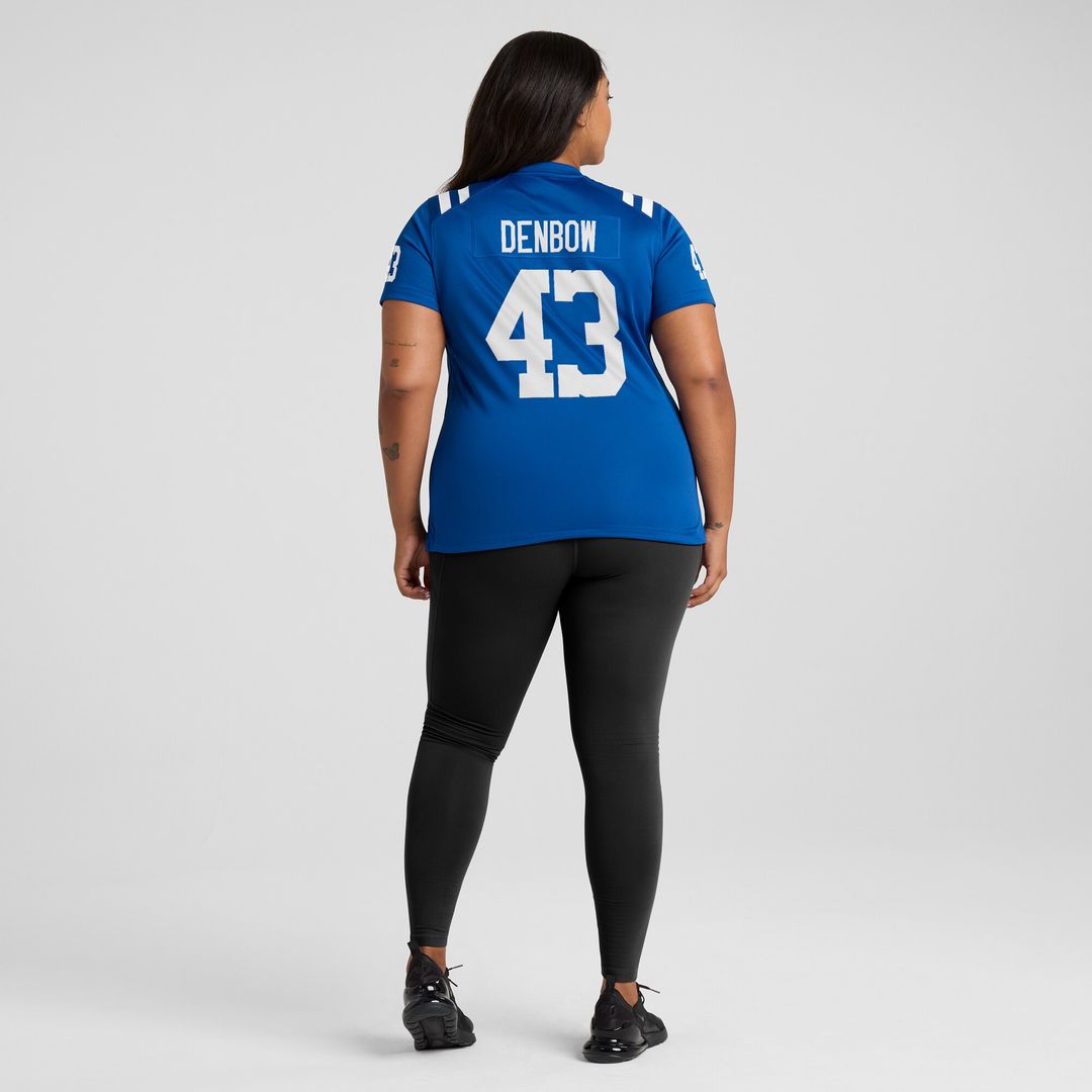 Trevor Denbow Indianapolis Colts Nike Women's Game Player Jersey - Royal