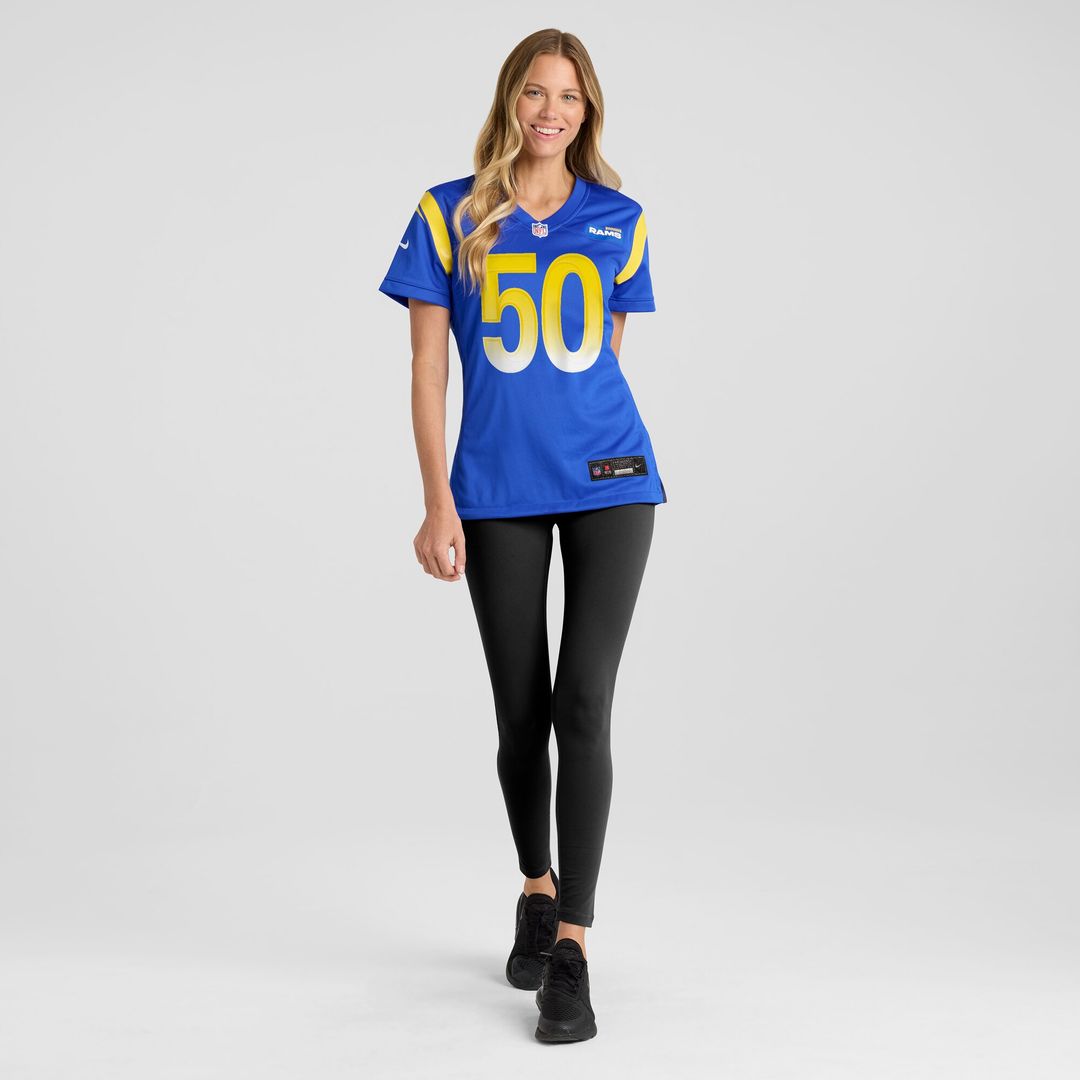 Beaux Limmer Los Angeles Rams Nike Women's  Game Jersey -  Royal