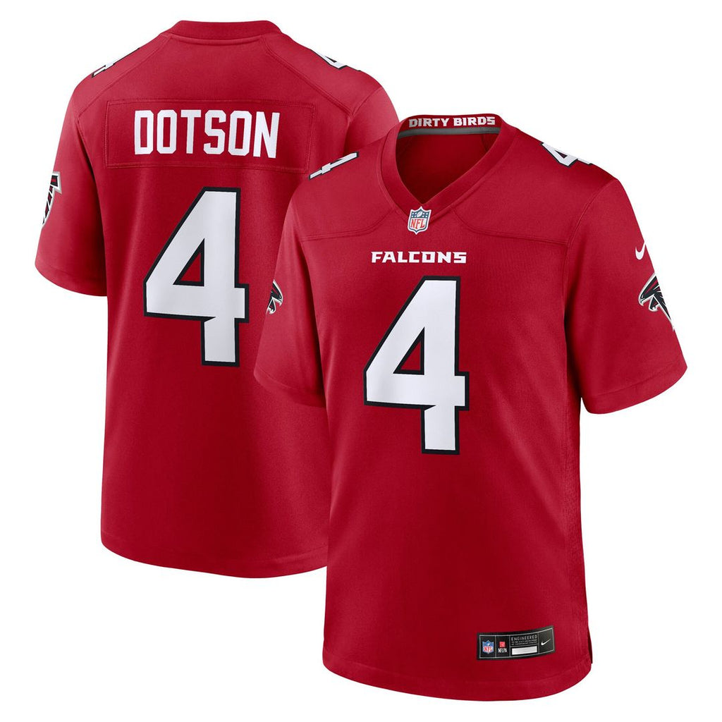 Jahan Dotson Atlanta Falcons Nike Team Game Jersey -  Red