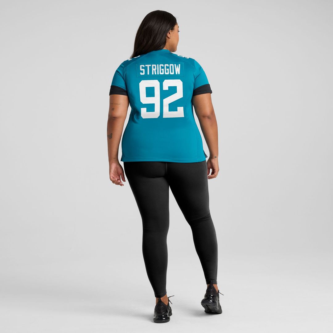 Danny Striggow Jacksonville Jaguars Nike Women's Team Game Jersey -  Teal