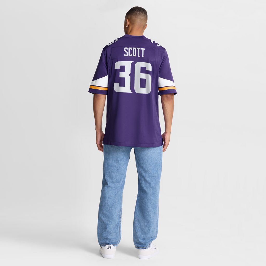 Zavier Scott Minnesota Vikings Nike Team Game Jersey -  Purple