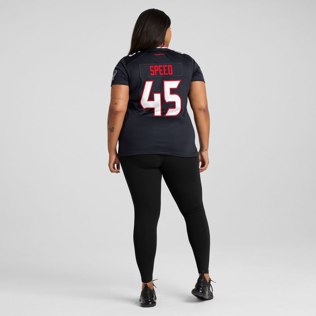 E.J. Speed Houston Texans Nike Women's Team Game Jersey -  Navy