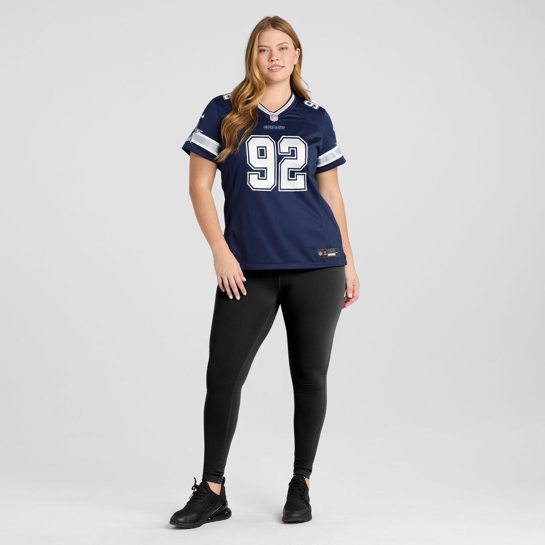 Quinnen Williams Dallas Cowboys Nike Women's Team Game Jersey - Navy