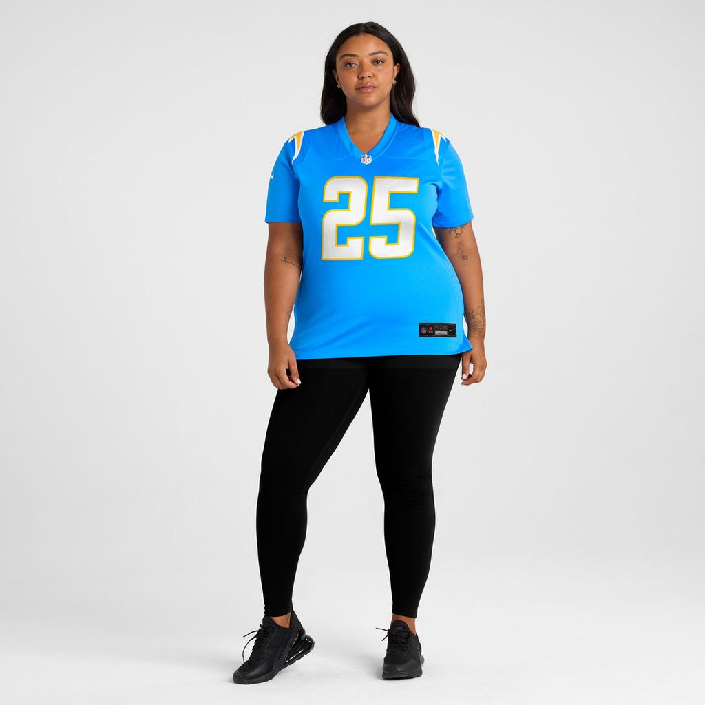 Joshua Kelley Los Angeles Chargers Nike Women's Player Game Jersey - Powder Blue