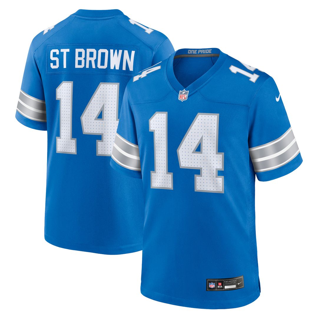Amon-Ra St. Brown Detroit Lions Nike Game Jersey - White