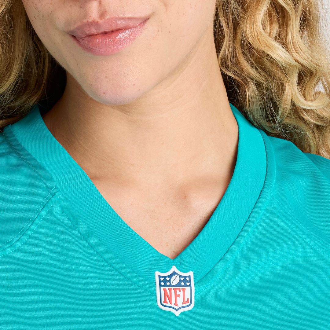 River Cracraft Miami Dolphins Nike Women's Game Player Jersey - Aqua