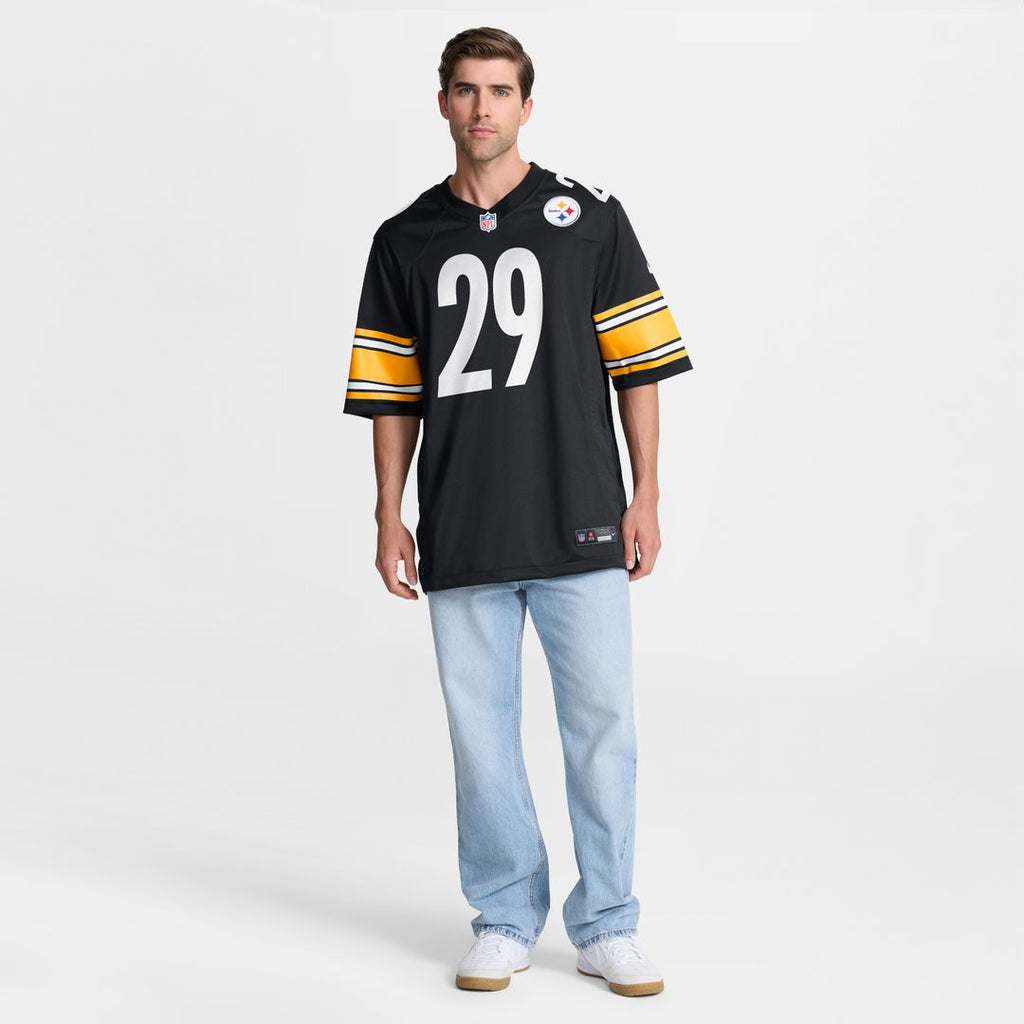 Eli Heidenreich Pittsburgh Steelers Nike Team Game Jersey - Black