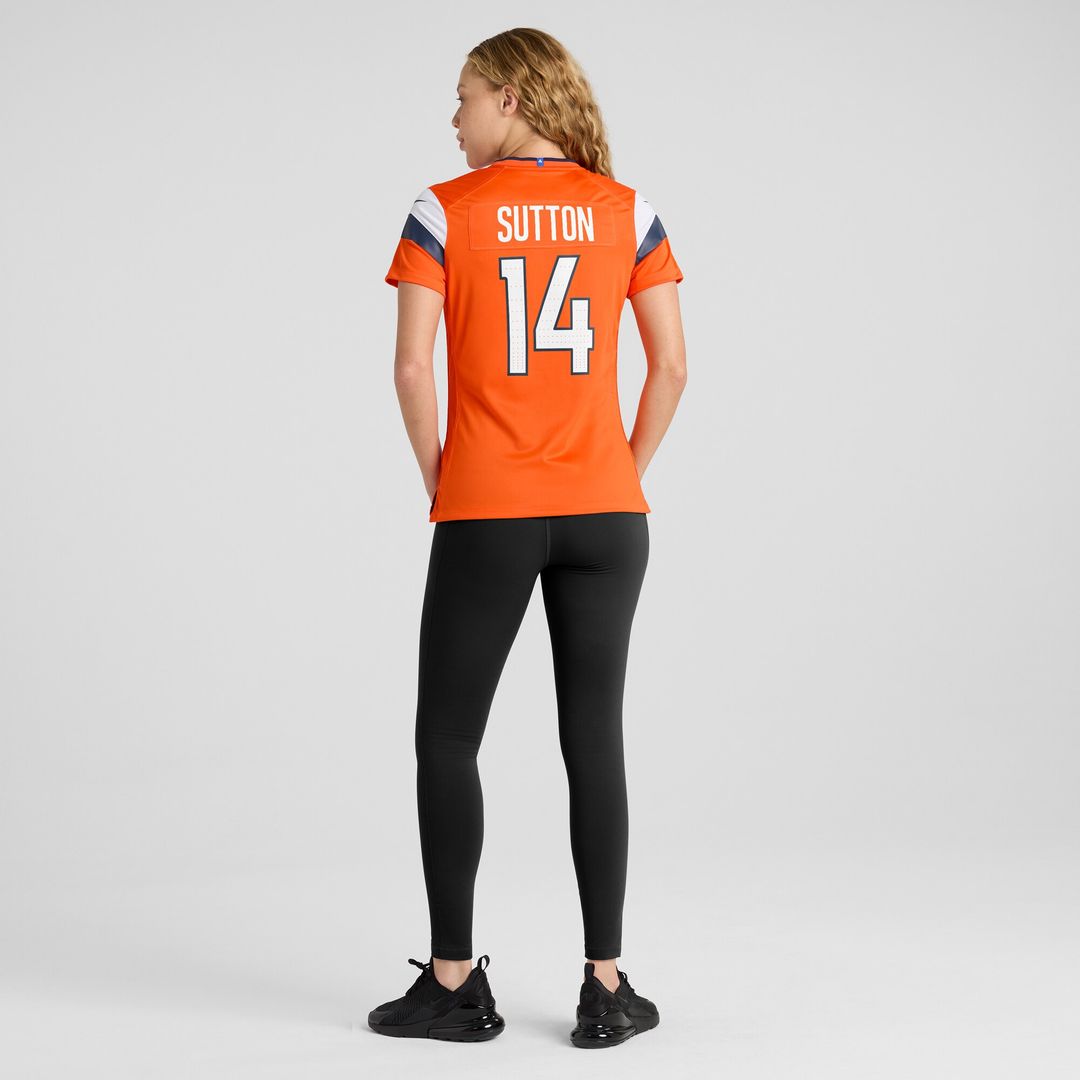 Courtland Sutton Denver Broncos Nike Women's Team Game Jersey - Orange