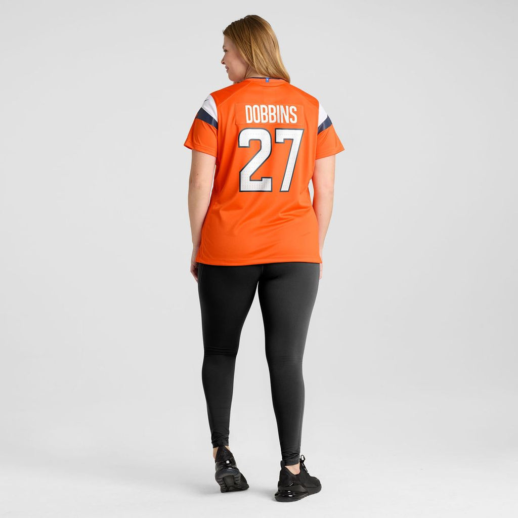 J.K. Dobbins Denver Broncos Nike Women's Team Game Jersey -  Orange