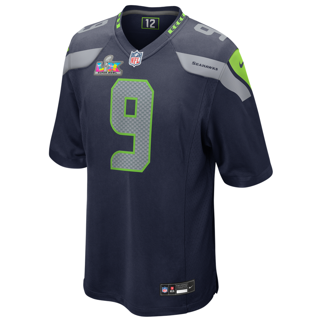 Kenneth Walker III Seattle Seahawks Nike Super Bowl LX Patch Game Jersey - College Navy