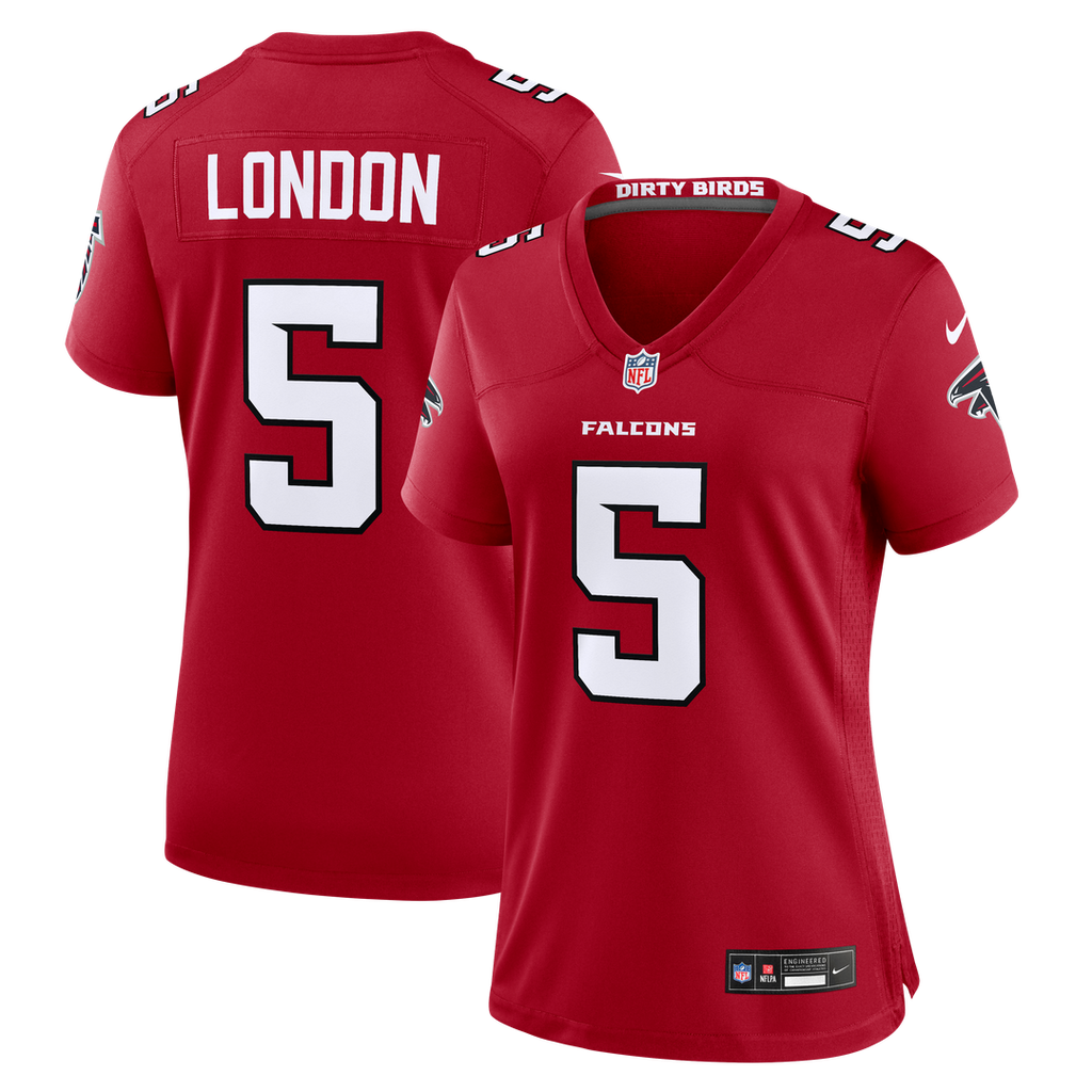 Drake London Atlanta Falcons Nike Women's Game Jersey - Red