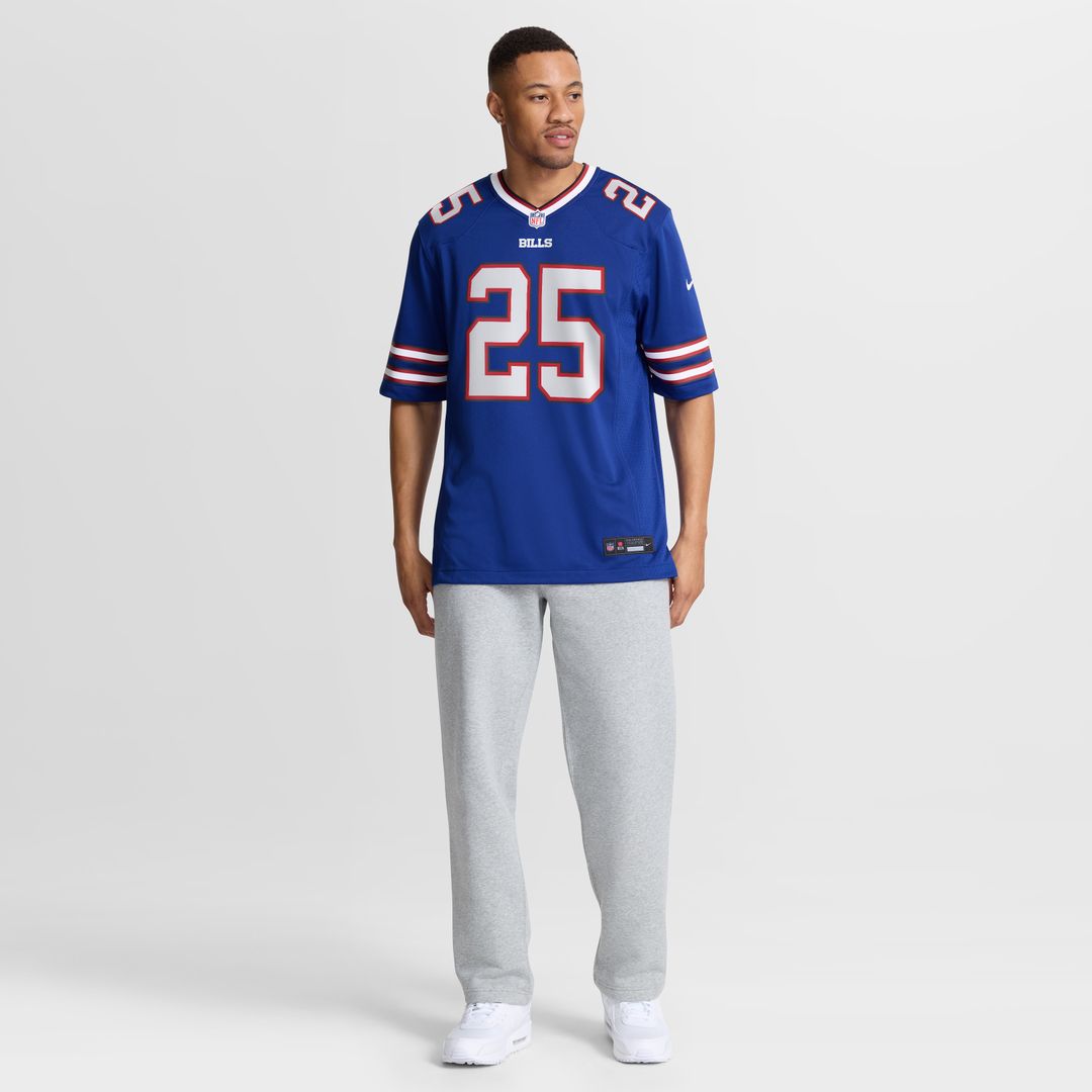 Ty Johnson Buffalo Bills Nike Team Game Jersey - Royal