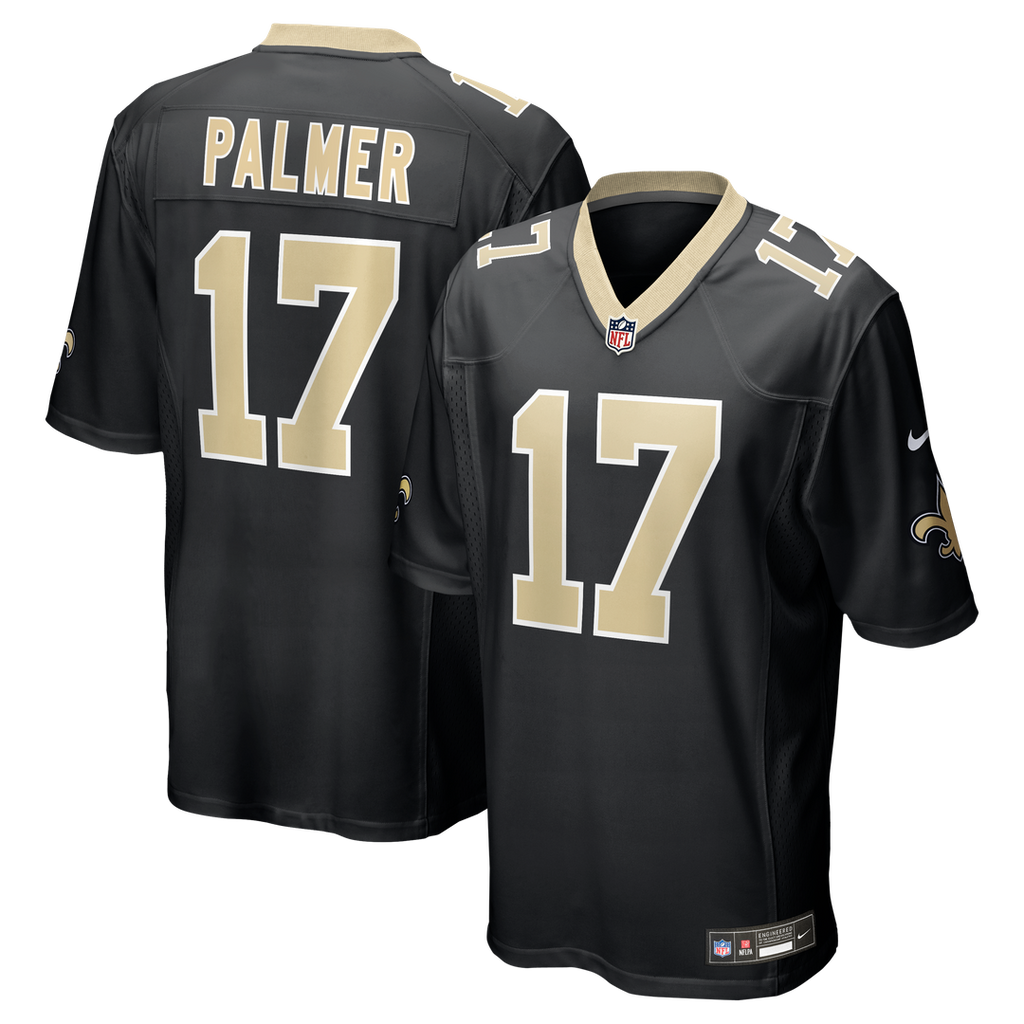 Trey Palmer New Orleans Saints Nike Team Game Jersey -  Black
