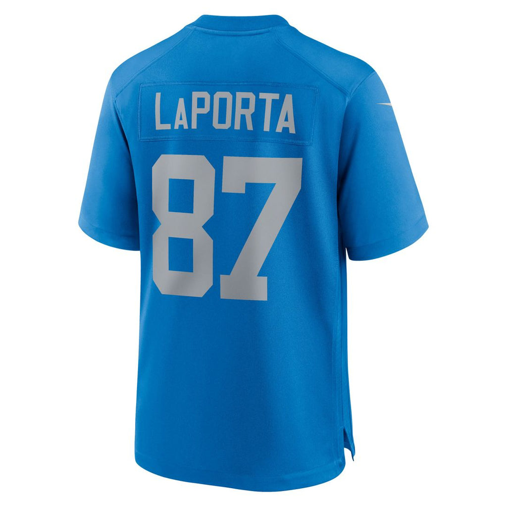 Sam LaPorta Detroit Lions Nike Alternate Game Jersey -  Blue