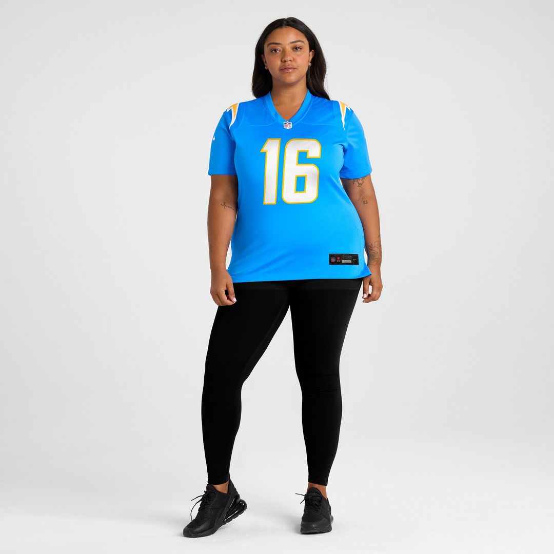 JK Scott Los Angeles Chargers Nike Women's Game Jersey - Powder Blue